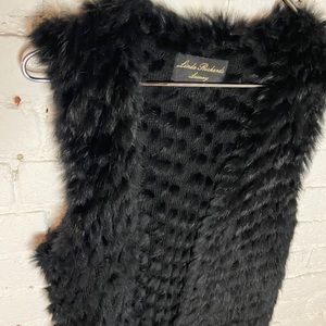 Lady real fur vest /sweater, never worn.